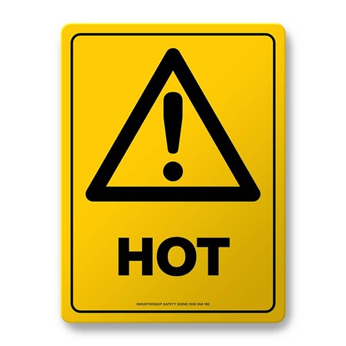 Hazard Sign - Hot