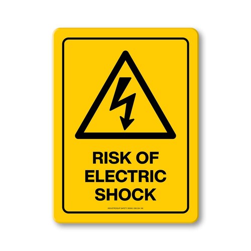 Hazard Sign - Risk Of Electric Shock