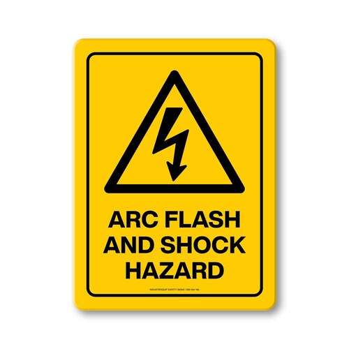 Hazard Sign - Arc Flash And Shock Hazard
