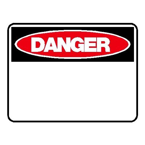 Danger Sign - Blank
