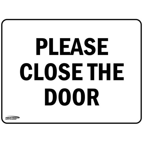 Notice Sign - Please Close The Door