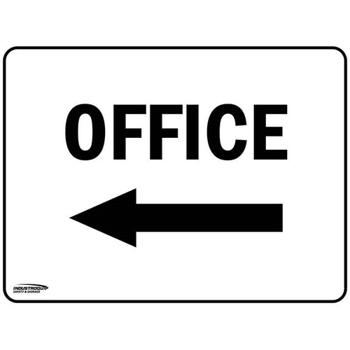 Notice Sign - Office (Arrow to Left)