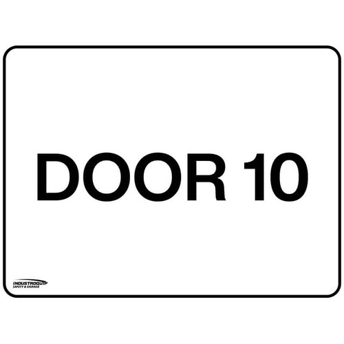 Notice Sign - Door 10