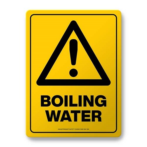 Warning Sign - Boiling Water