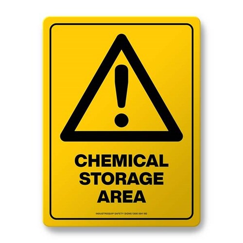 Warning Sign - Chemical Storage Area