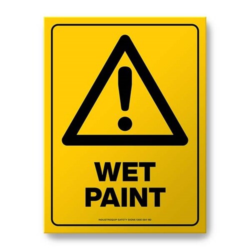Warning Sign - Wet Paint