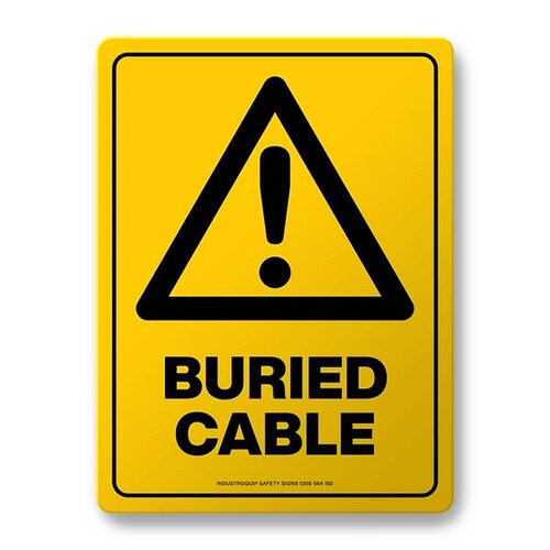 Warning Sign - Buried Cable