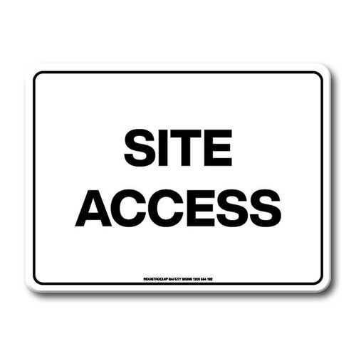 Notice Sign - Site Access