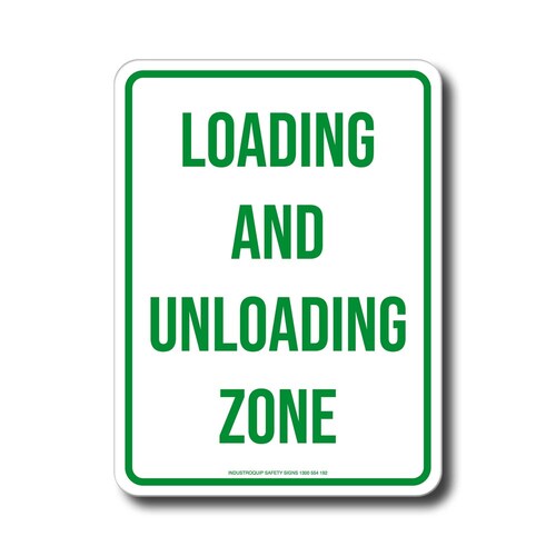 Notice Sign - Loading and Unloading Zone