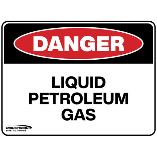 Danger Sign - Liquid Petroleum Gas