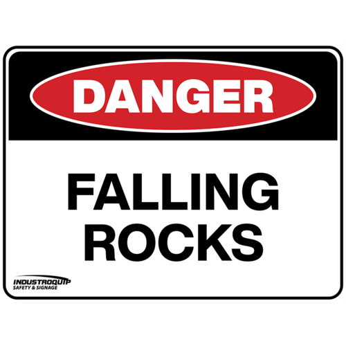 Danger Sign - Falling Rocks