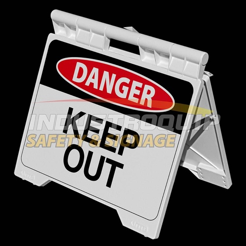 Danger Keep Out - Heavy Duty A Frame Sign