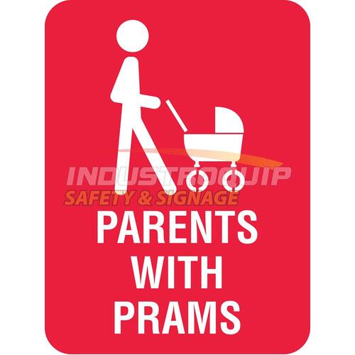 Parents with Prams Parking Sign