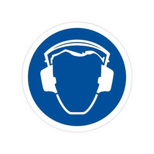 Hearing Protection Stickers - Pack of 10