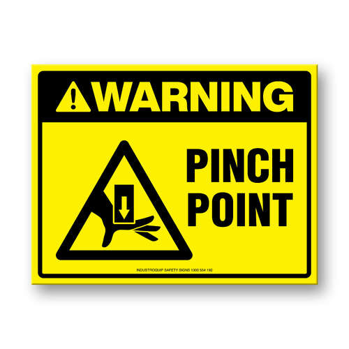 Pinch Point Stickers - Pack of 10