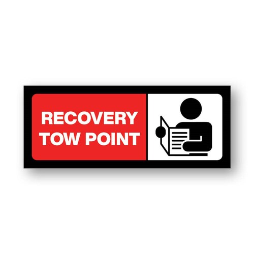 Recovery Tow Point Stickers - Pack of 10