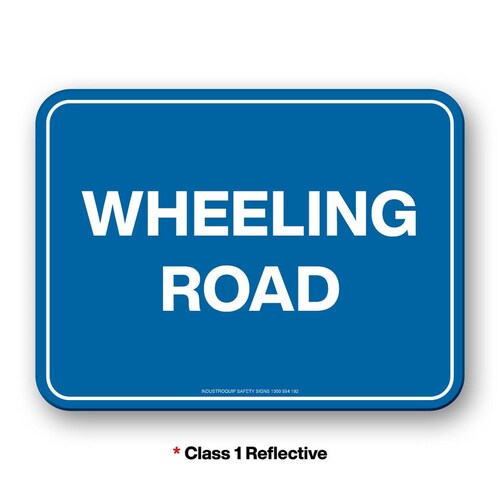 Mining Sign - Wheeling Road