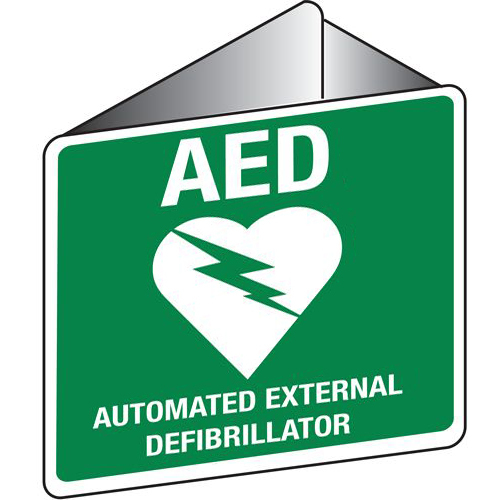 3D Wall Sign - AED