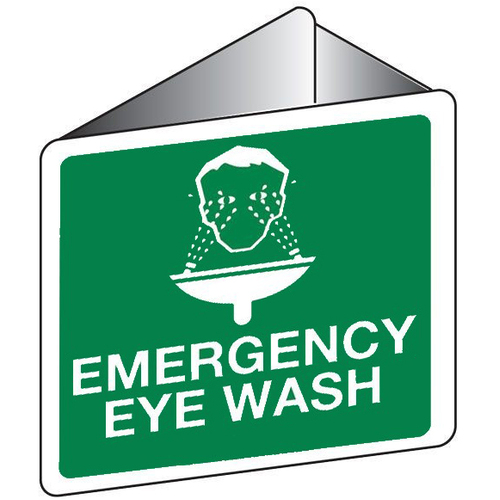 3D Wall Sign - Emergency Eye Wash