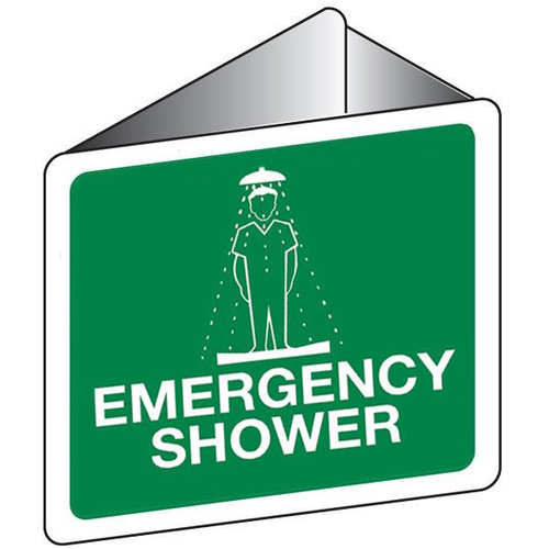 3D Wall Sign - Emergency Shower