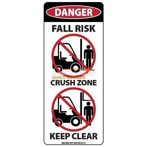 Forklift Mast Safety Sticker