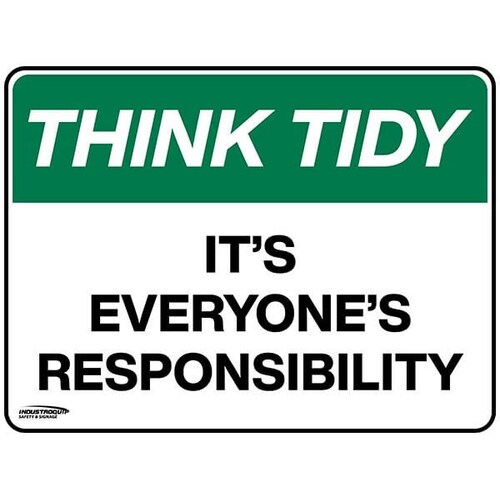 Think Tidy - It's Everyone's Responsibility