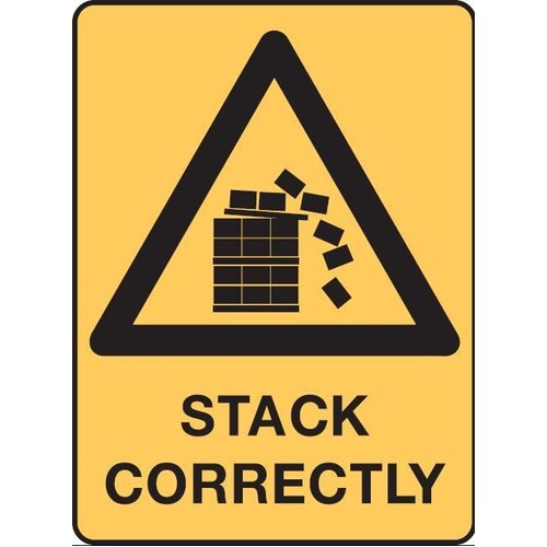 Warning Stack Correctly Sign