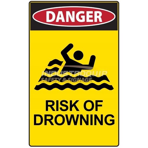 Danger Sign - Risk Of Drowning
