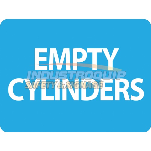 Empty Cylinders Sign (Gas)