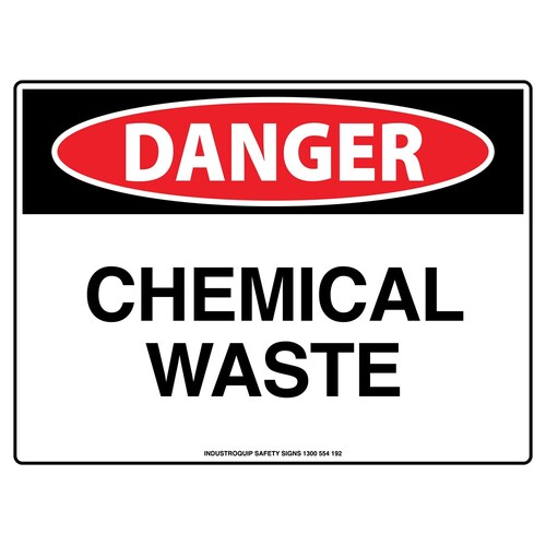 Danger Sign - Chemical Waste