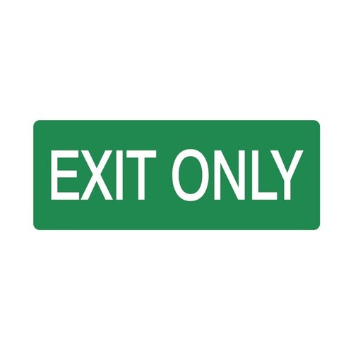 Exit Only Luminous Sign
