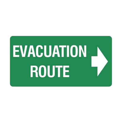 Luminous Evacuation Route Arrow Right Sign