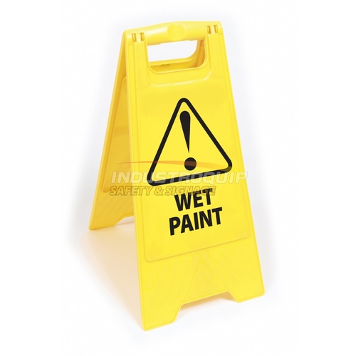 Warning Wet Paint Floor Sign