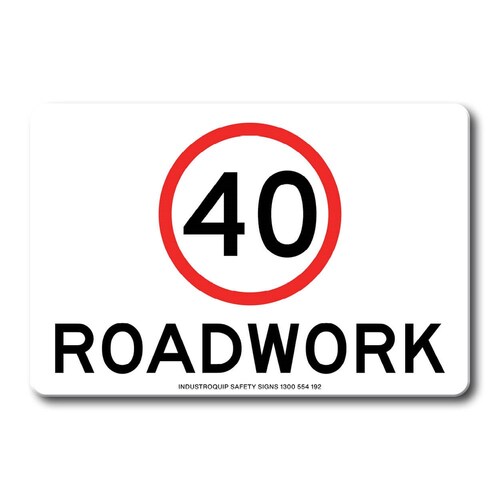 Swing Stand Sign Only - 40KM Roadwork