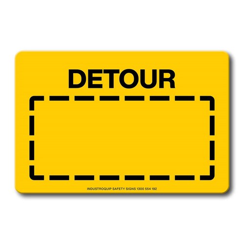Swing Stand Sign Only - Detour