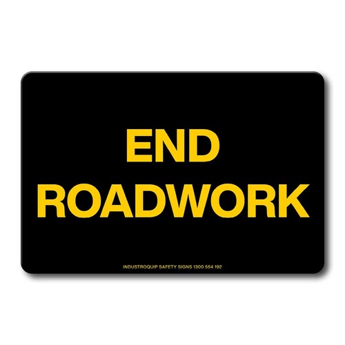 Swing Stand Sign Only - End Roadwork Nightwork
