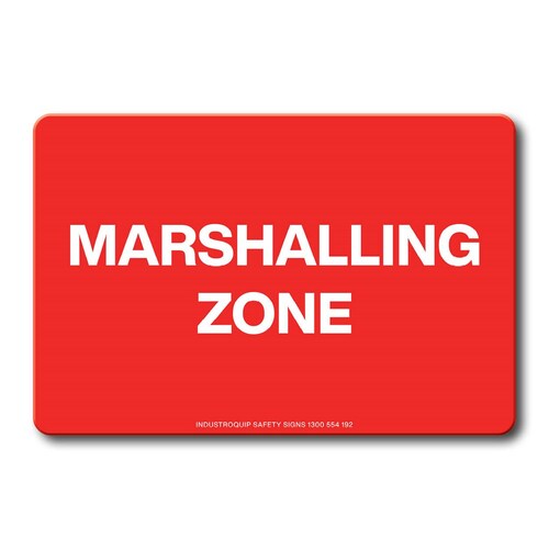 Swing Stand Sign Only - Marshalling Zone