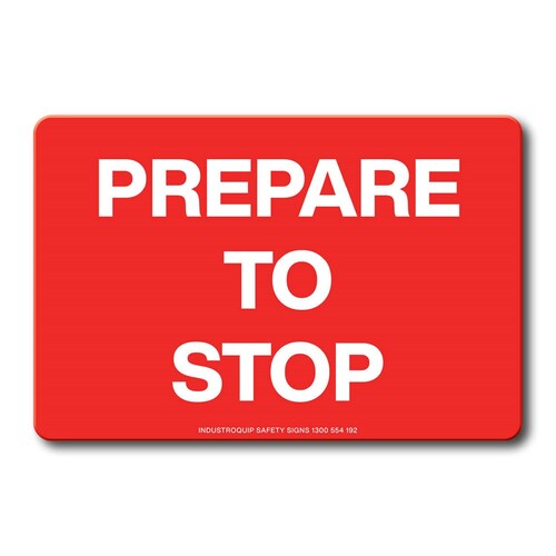 Swing Stand Sign Only - Prepare To Stop