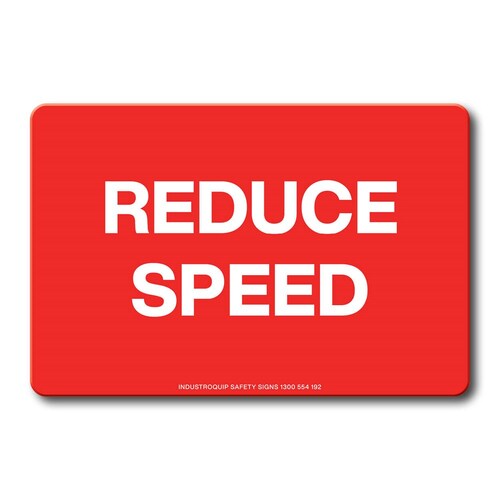Swing Stand Sign Only - Reduce Speed