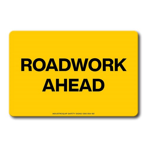 Swing Stand Sign Only - Roadwork Ahead
