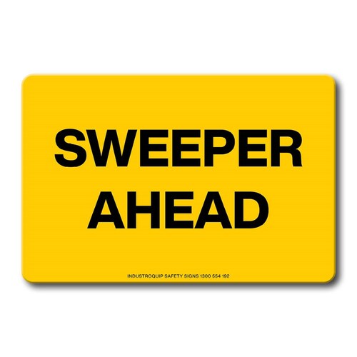 Swing Stand Sign Only - Sweeper Ahead