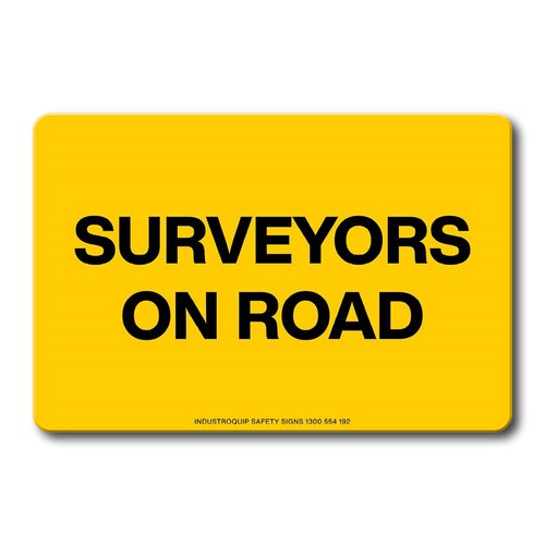 Swing Stand Sign Only - Surveyors On Road