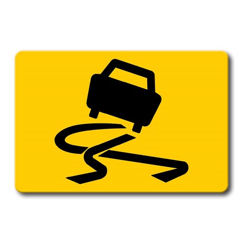 Swing Stand Sign Only - Slippery When Wet