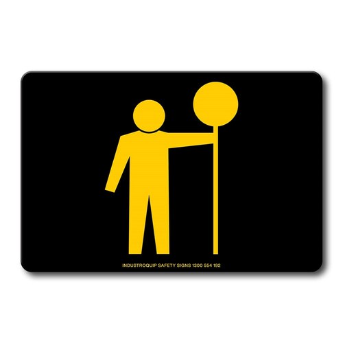 Swing Stand Sign Only - Traffic Controller (Black)