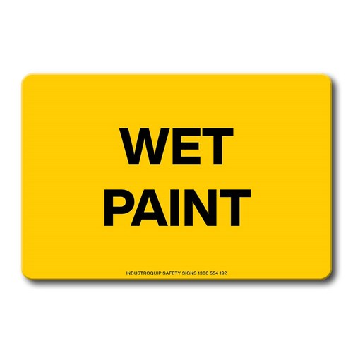 Swing Stand Sign Only - Wet Paint