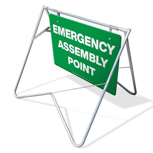 Swing Stand & Sign - Emergency Assembly Point