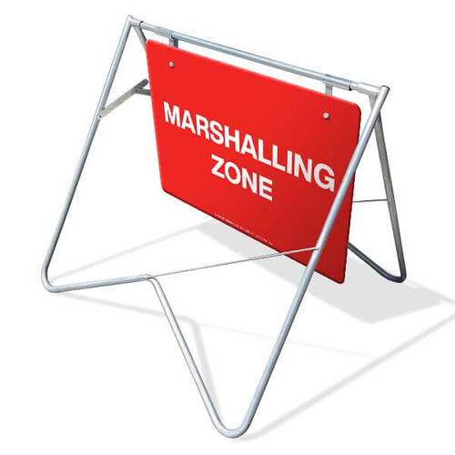 Swing Stand & Sign - Marshalling Zone - 900 x 600mm