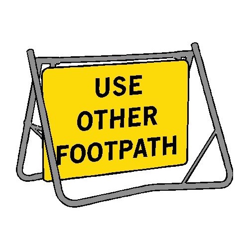 Swing Stand & Sign - Use Other Footpath - 900 x 600mm