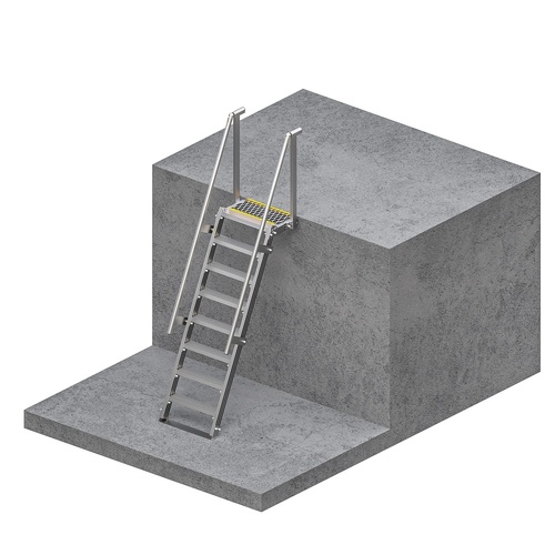 Kattsafe™ Modular Aluminium Step Ladder with 300mm Platform