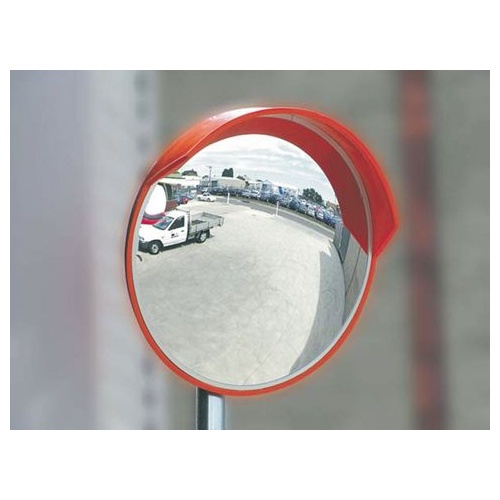 Outdoor Convex Mirror - 450mm post mount